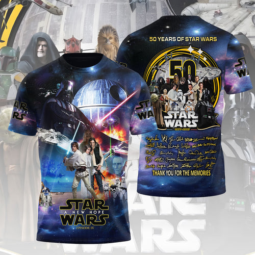 Star Wars 50th Anniversary 2027 3D Apparel – TMTHU5879