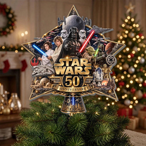 Star Wars 50th Anniversary Christmas Tree Topper – TMTHU9673