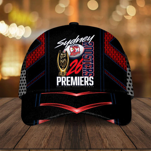 Sydney Roosters 2026 Premiers Classic Cap – HOATT21462