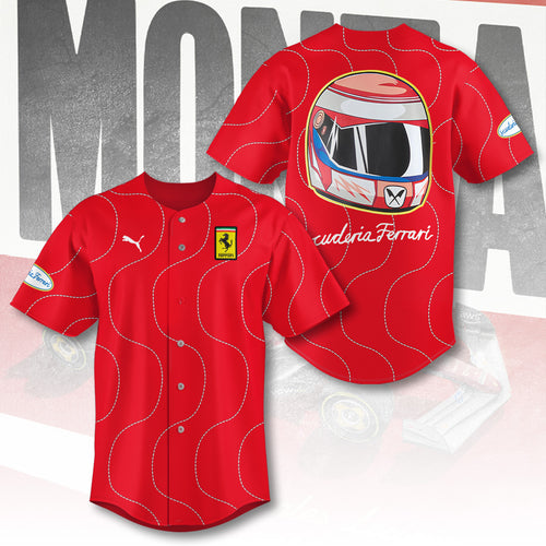 Scuderia Ferrari HP 2025 Baseball Jersey – TANTN15803
