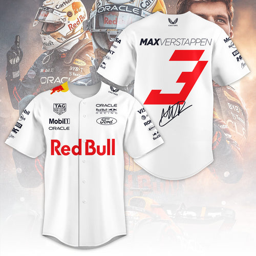 Red Bull Racing x Max Verstappen Baseball Jersey – TANTN19907