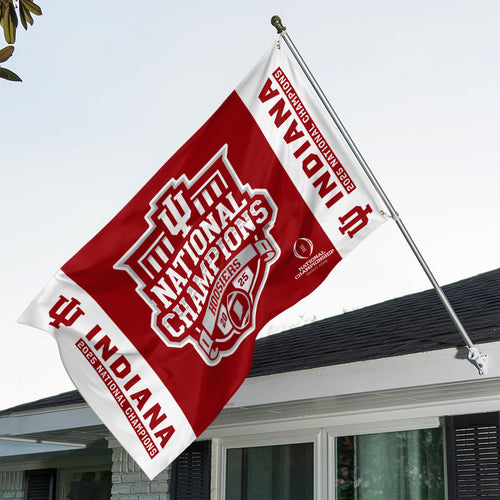 Indiana Hoosiers Football 2025 National Champions 3D Double-side House Flag – TANTN20732