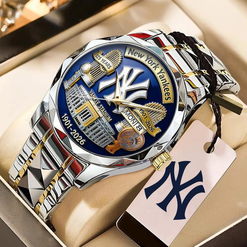 New York Yankees 125th Anniversary 2026 Alloy Luxury Quartz Watch – TANTN20866