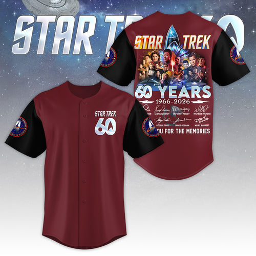 Star Trek 60th Anniversary Baseball Jersey – TANTN21234