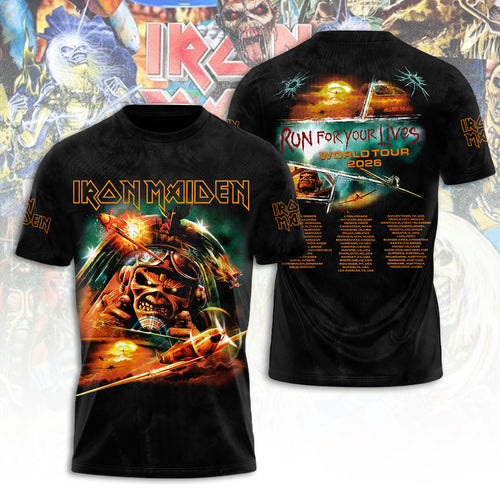 Iron Maiden Tour 2026 3D Apparel – TANTN23154
