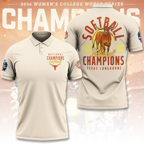 Texas Longhorns NCAA Women's Softball Champions 2026 3D Apparel – TANTN23428
