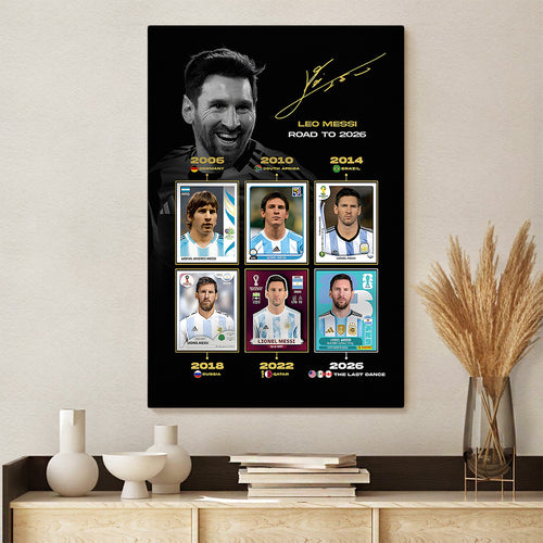 Argentina National Team x Lionel Messi Rectangle Canvas With Inne Frame – TANTN23735