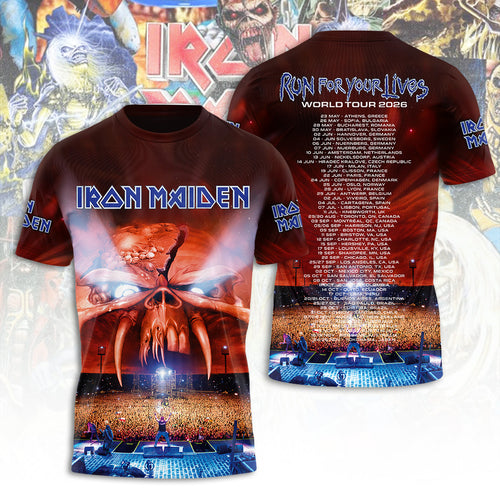 Iron Maiden Tour 2026 3D Apparel – TANTN23743