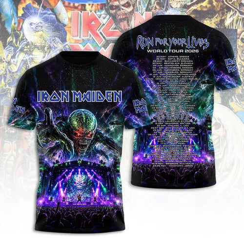 Iron Maiden Tour 2026 3D Apparel – TANTN23745
