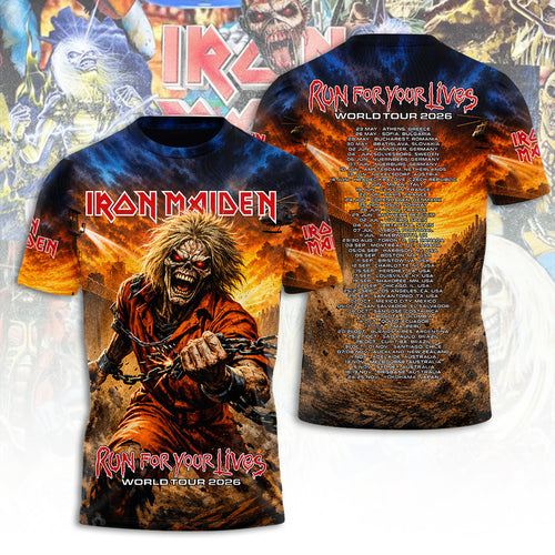 Iron Maiden Tour 2026 3D Apparel – TANTN23970