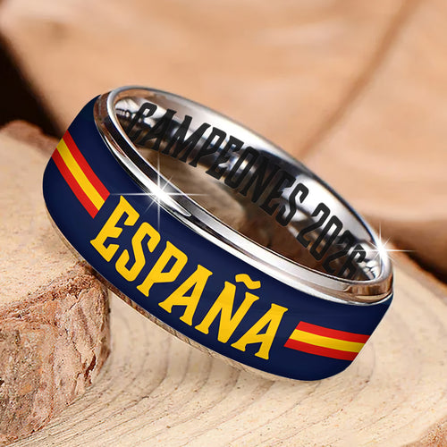 Spain National Team 2026 FIFA World Cup Champions Custom Alloy Ring – TANTN24365