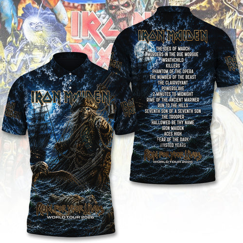 Iron Maiden Tour 2026 3D Apparel – TANTN24523