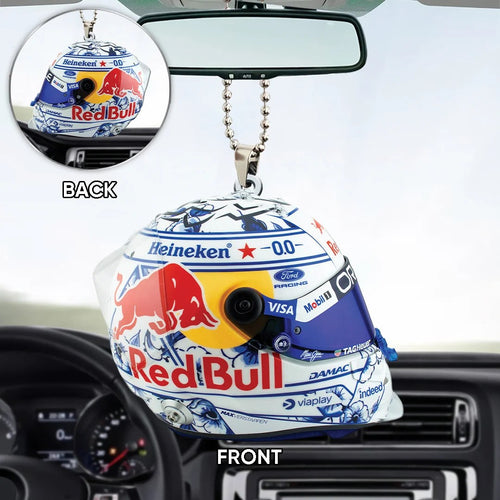 Red Bull Racing x Max Verstappen Custom shape 2-sided Acrylic Car Ornament – TANTN24967