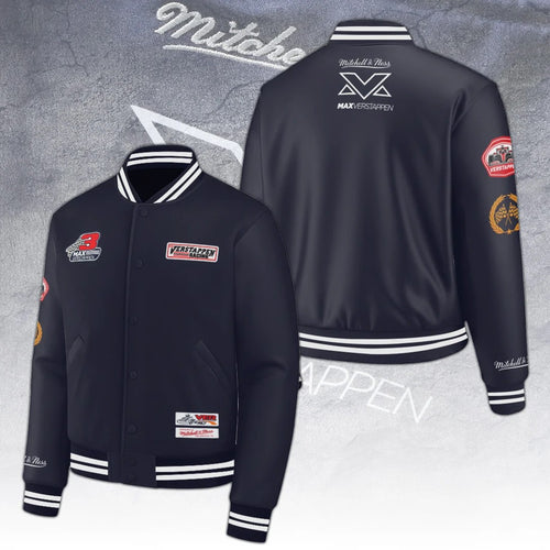 Max Verstappen Racing x Mitchell & Ness Varsity Jacket – TANTN25752