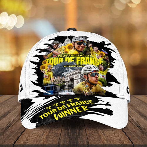 Tadej Pogacar 2026 Tour de France Winner Classic Cap – GNE7895