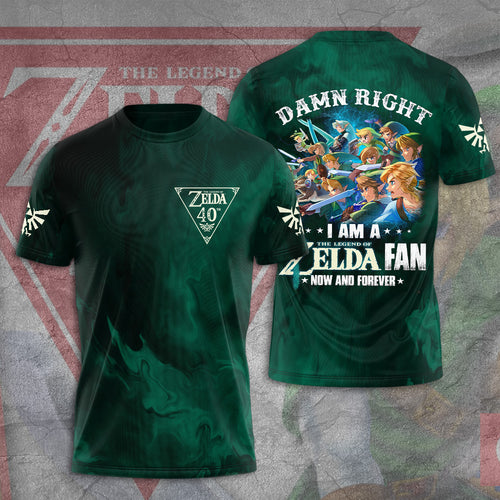 The Legend of Zelda 40th Anniversary 3D Apparel – TANTN20254