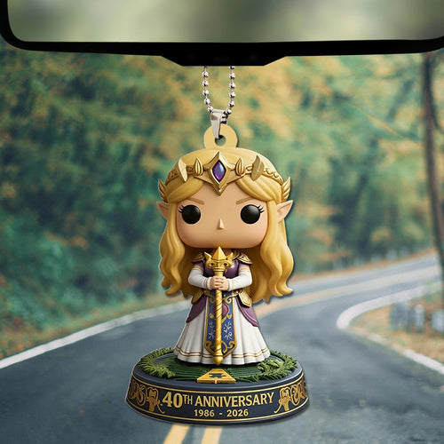 The Legend of Zelda 40th Anniversary Custom shape 2-sided Acrylic Car Ornament – TANTN20251