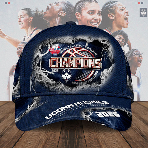 UConn Huskies Women's Basketball 2026 Big East Champions Classic Cap – TMTHU4336