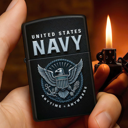 US Navy Zippo Lighter Case (No Insert) – TMTHU951