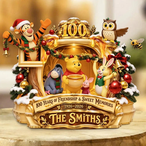 Winnie-the-Pooh 100th Anniversary Custom Shape Acrylic Plaque – GNE8861