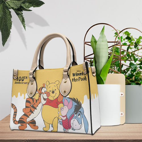 Winnie-the-Pooh 100th Anniversary Leather HandBag – TMTHU7891