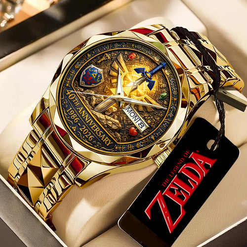 The Legend of Zelda 40th Anniversary Alloy Luxury Quartz Watch – TANTN19992