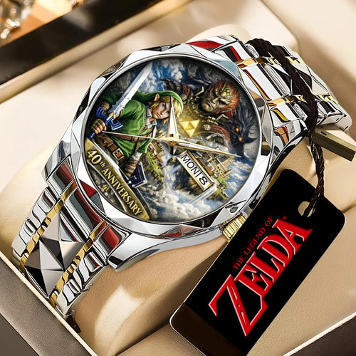 The Legend of Zelda 40th Anniversary Alloy Luxury Quartz Watch – TANTN19996