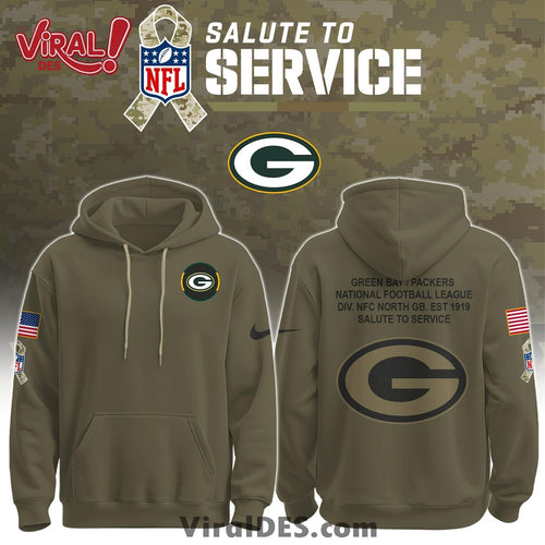 Green Bay Packers Salute To Service Limited Edition Shirt