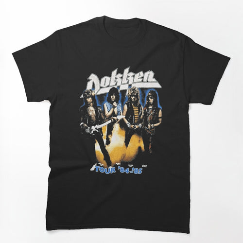 Dokken Rock Band Tour 84 85 Vintage Music Shirt