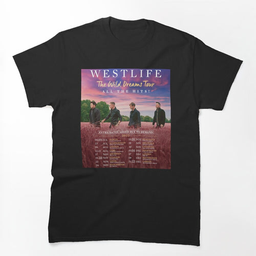 West-life WS Tour 2022 With Dates Shirt