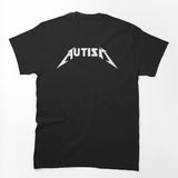 Autism Metal Font Shirt