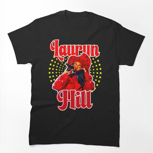 Lauryn Hill R&B Soul Hip Hop 90s Vintage Portrait Shirt