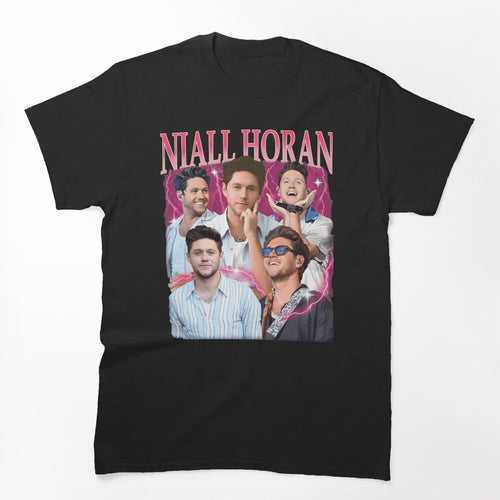 Niall Horan Pink Lightning Photocollage Design Shirt