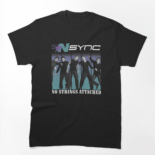 NSYNC No Strings Attached Retro Pop Design Shirt