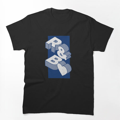 Retro R&B Heart Blue Shirt