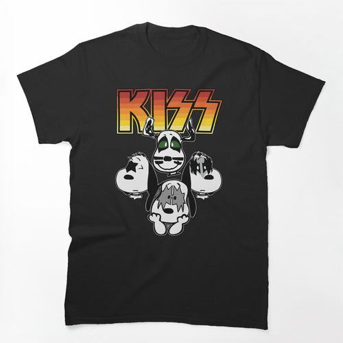 Snoopy K-i-s-s Rock Band Shirt