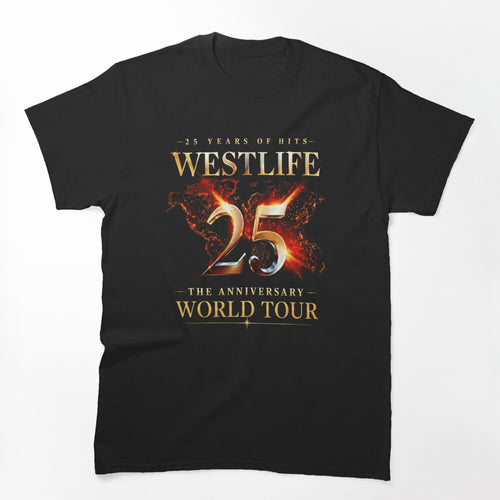 Westlife 25th Anniversary World Tour Pop Shirt