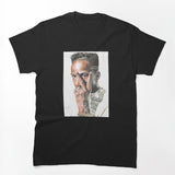 Hand Drawn Portrait Of Bobby Brown Using Biro Pen By Eddie Boom Shirt