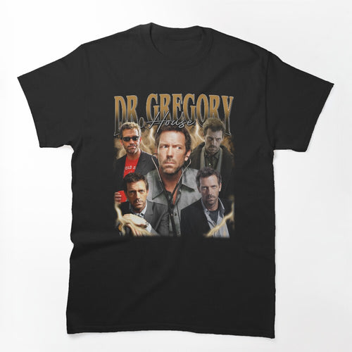 Dr Gregory House Retro Fan Art Funny Vintage 90s Shirt