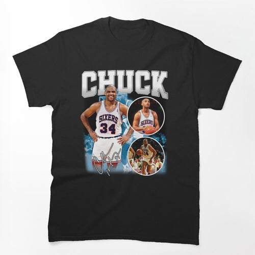 Charles Barkley Chuck Basketball Vintage Retro 80s 90s Bootleg Rap Shirt