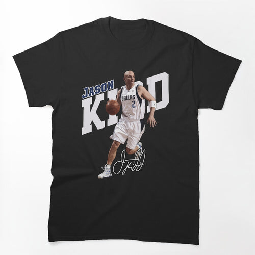 Jason Kidd Basketball Legend Signature Vintage Retro 80s 90s Bootleg Shirt