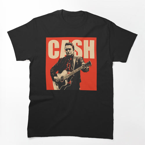 Johnny Cash Revival Vintage Hatch Show Print Tribute Shirt