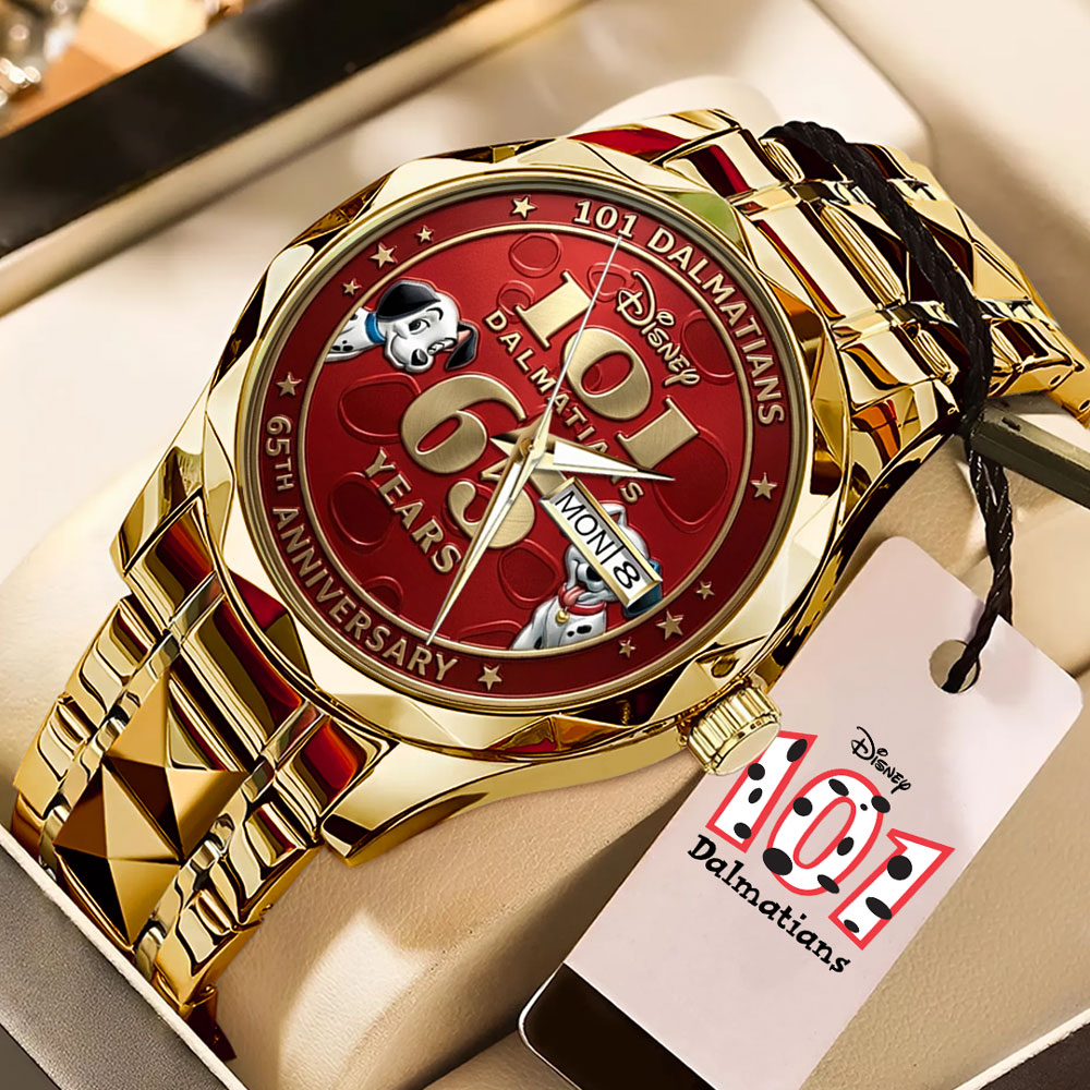 101 Dalmatians 65th Anniversary Alloy Luxury Quartz Watch – TMTHU3123