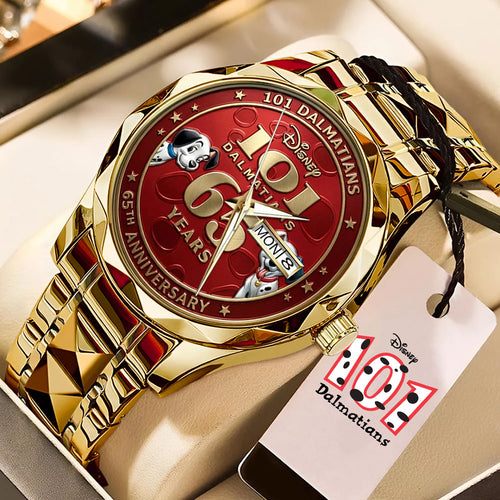 101 Dalmatians 65th Anniversary Alloy Luxury Quartz Watch – TMTHU3123