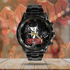 AC/DC x Angus Young Black Stainless Steel Watch – GNE 960