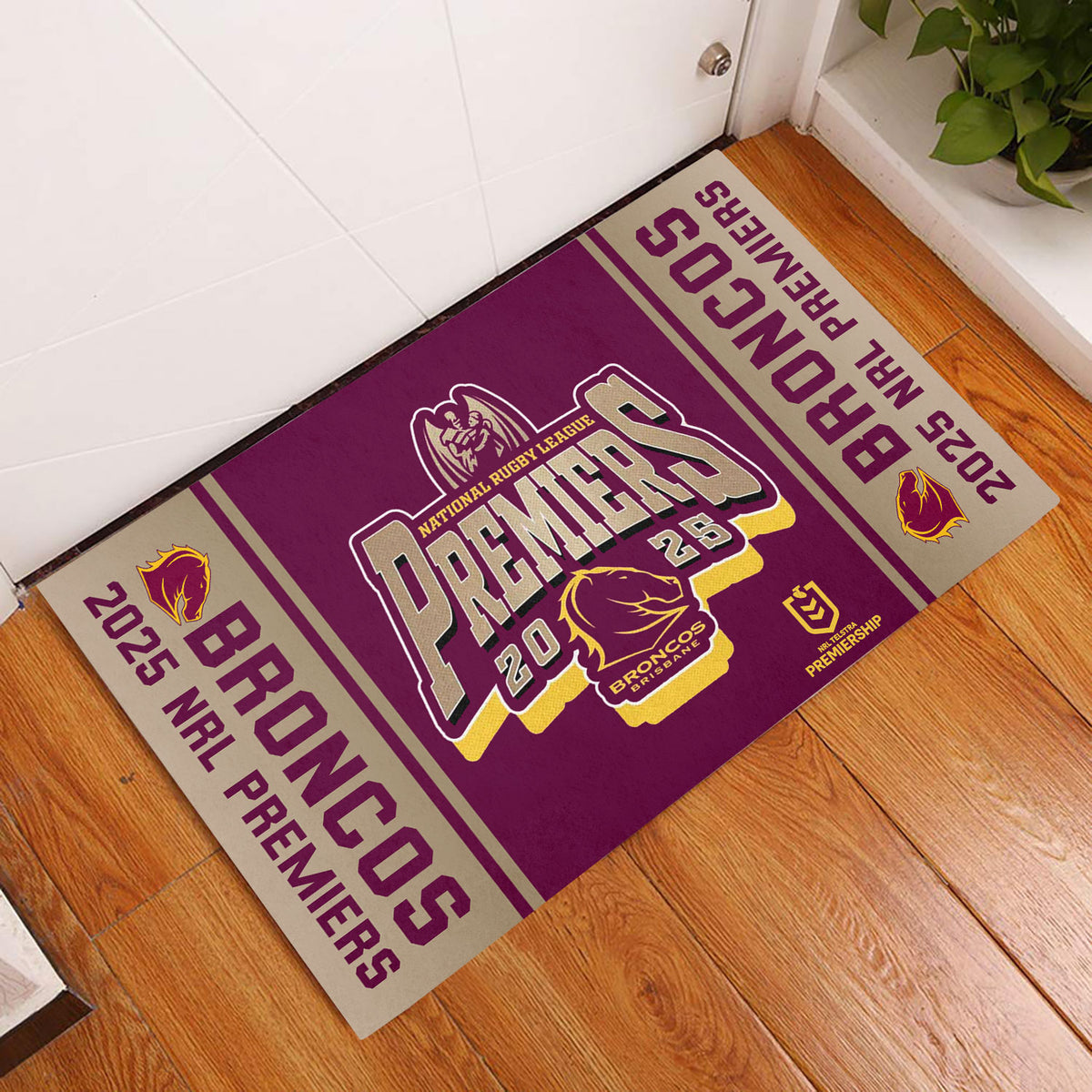 Brisbane Broncos 2025 Premiers Doormat – MAITM13259