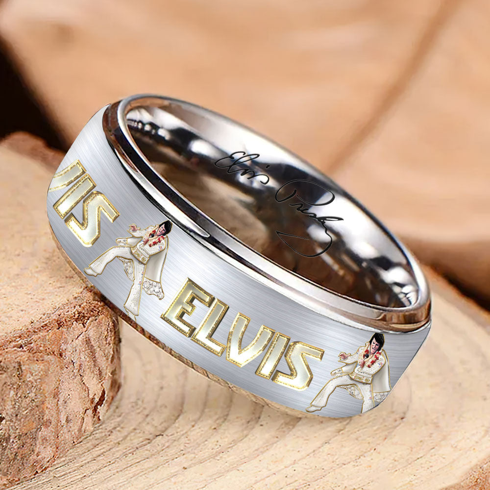 Elvis Presley Custom Alloy Ring – MAITM 12134