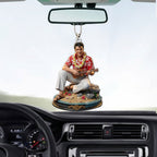 Elvis Presley Custom shape 2-sided Acrylic Car Ornament – MAITM12634