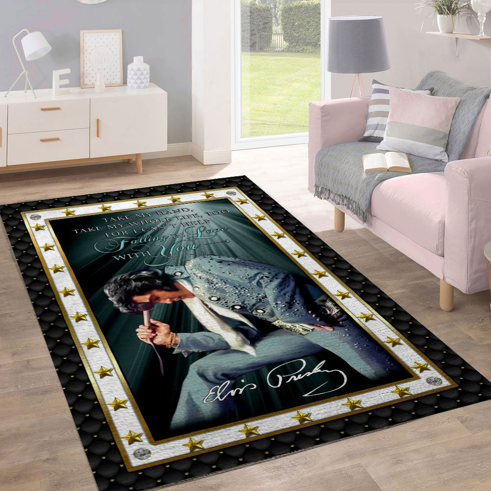 Elvis Presley Rectangular Rug – MAITM 7599
