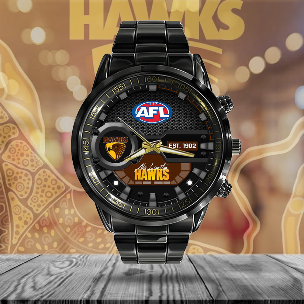Hawthorn FC Black Stainless Steel Watch – MAITM 8347